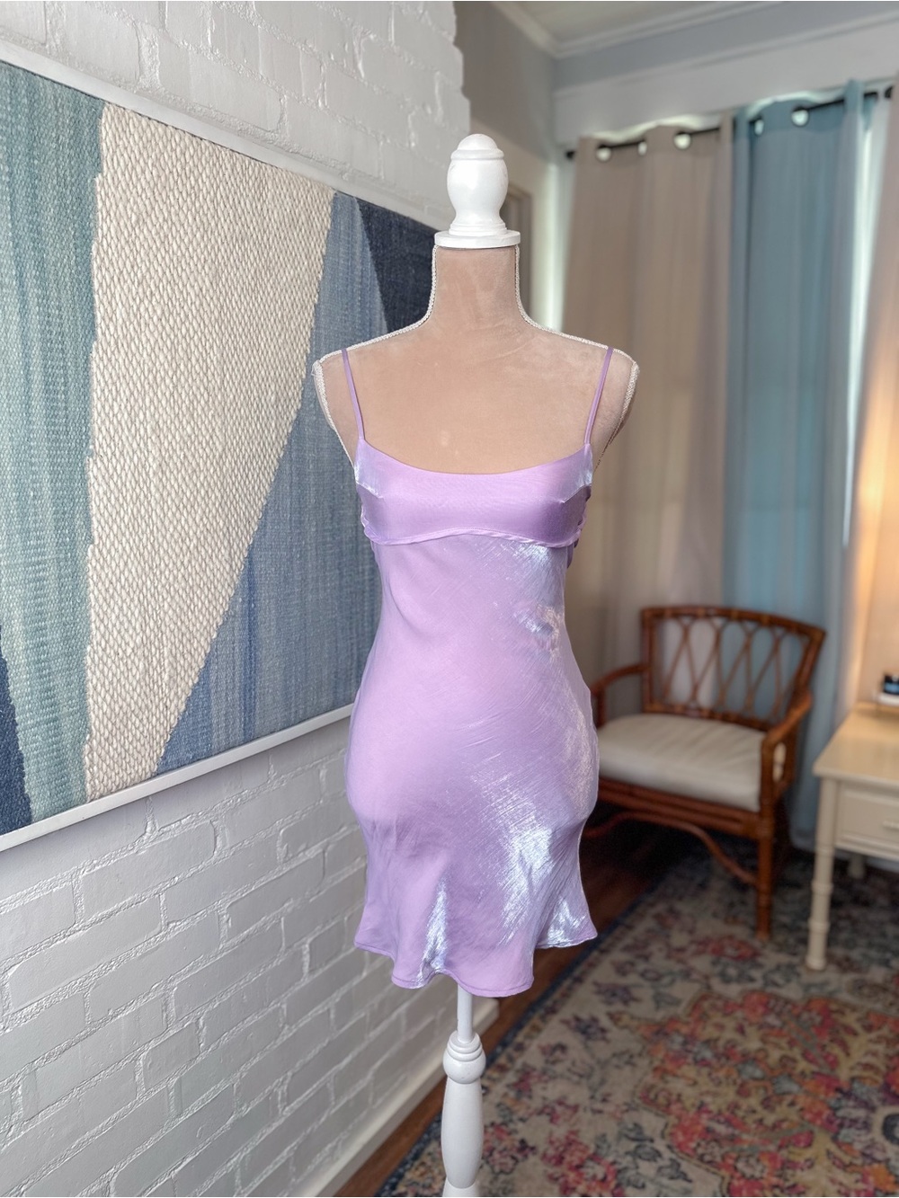 Princess Poly Purple Shimmer Mini Dress